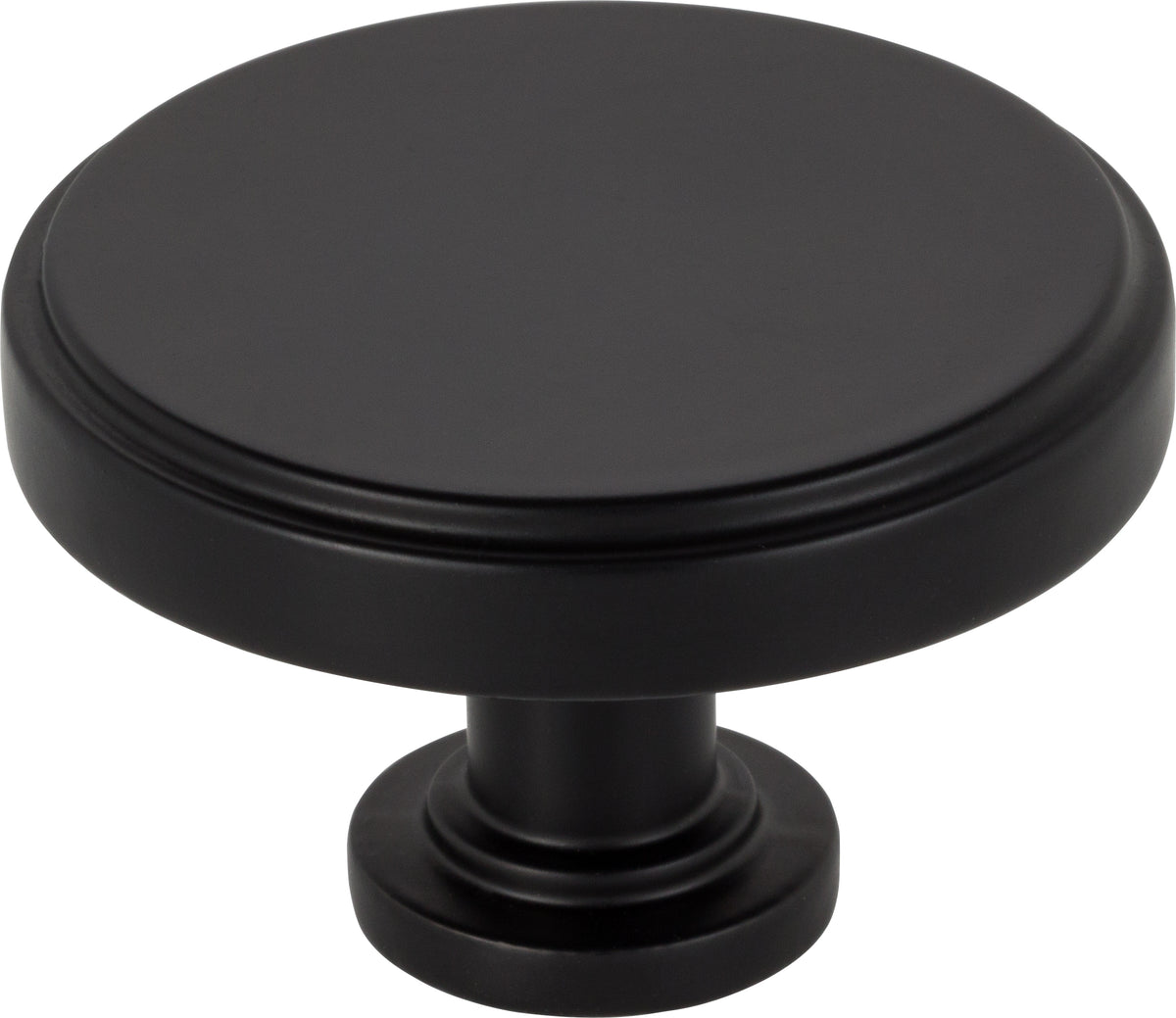 Jeffrey Alexander Richard Handle in Matte Black, 1 3/4" Knob