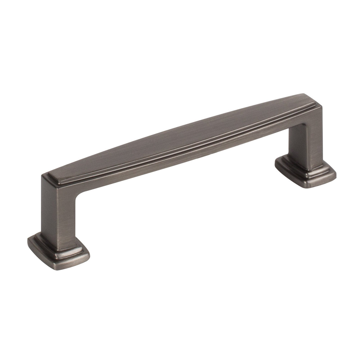 Jeffrey Alexander Richard Handle in Brushed Pewter, 3 3/4"