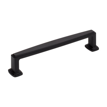Jeffrey Alexander Richard Handle in Matte Black, 5"
