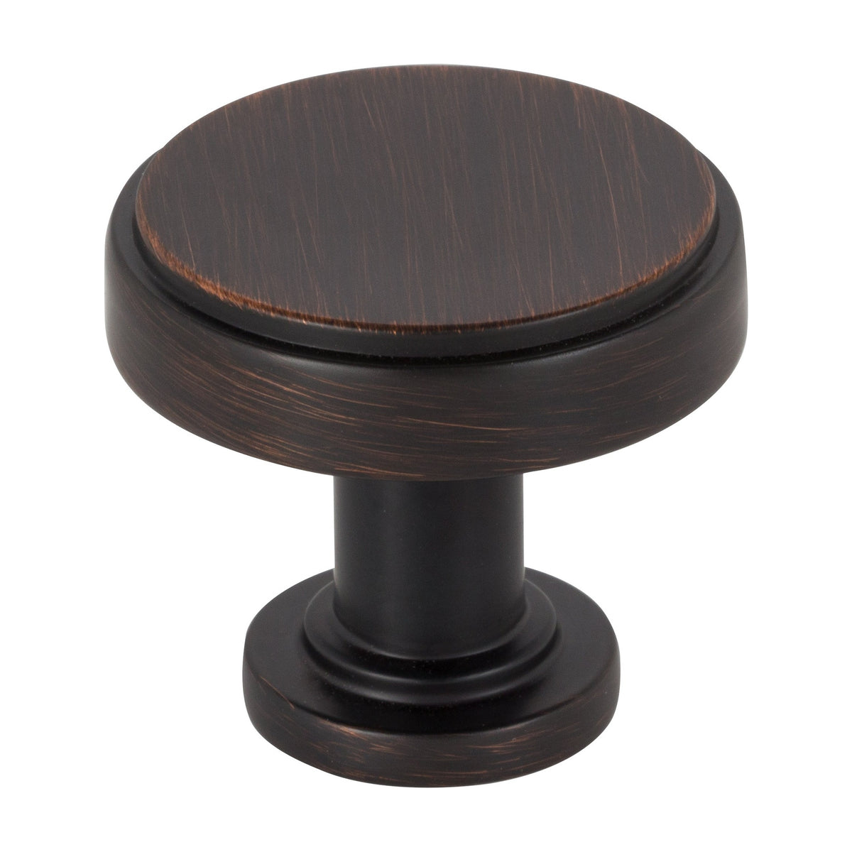 Jeffrey Alexander Richard Handle in Brushed Oil Rubbed Bronze, 1 1/4" Knob