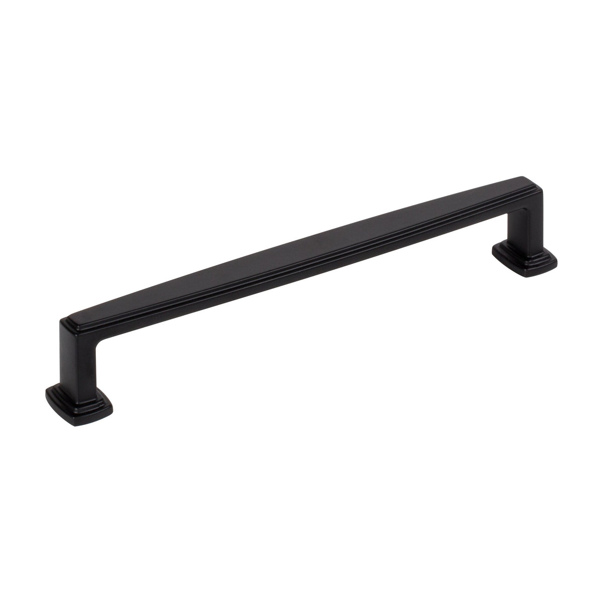 Jeffrey Alexander Richard Handle in Matte Black, 6 1/4"