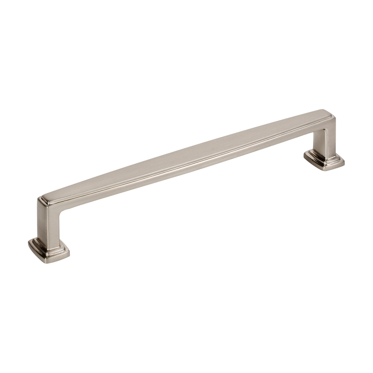 Jeffrey Alexander Richard Handle in Satin Nickel, 6 1/4"