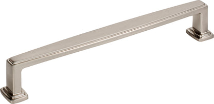 Jeffrey Alexander Richard Handle in Satin Nickel, 6 1/4"