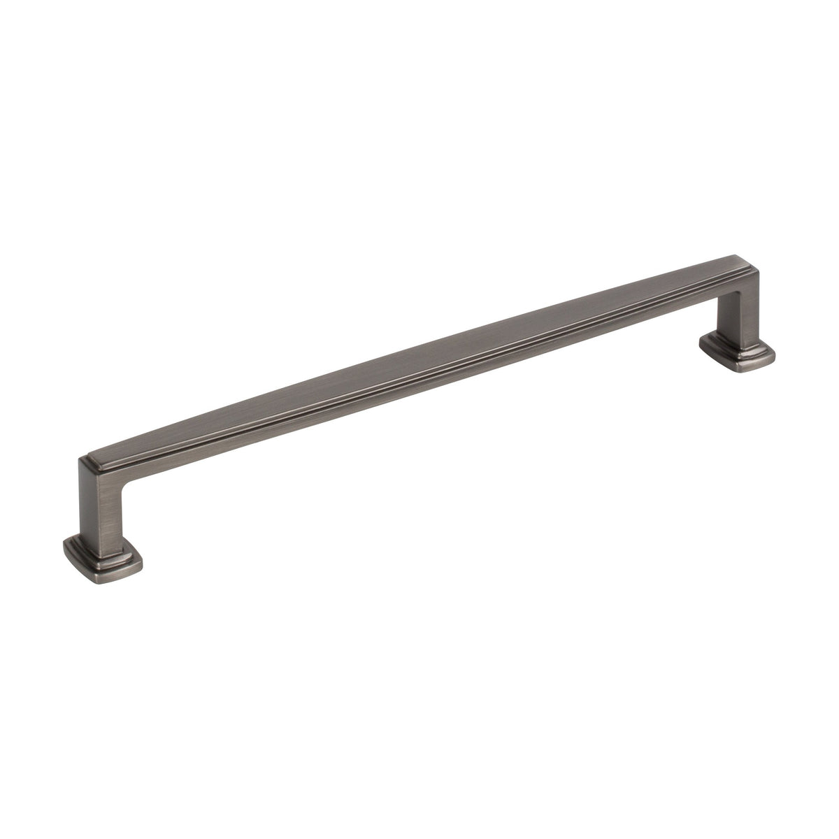 Jeffrey Alexander Richard Handle in Brushed Pewter, 7 1/2"