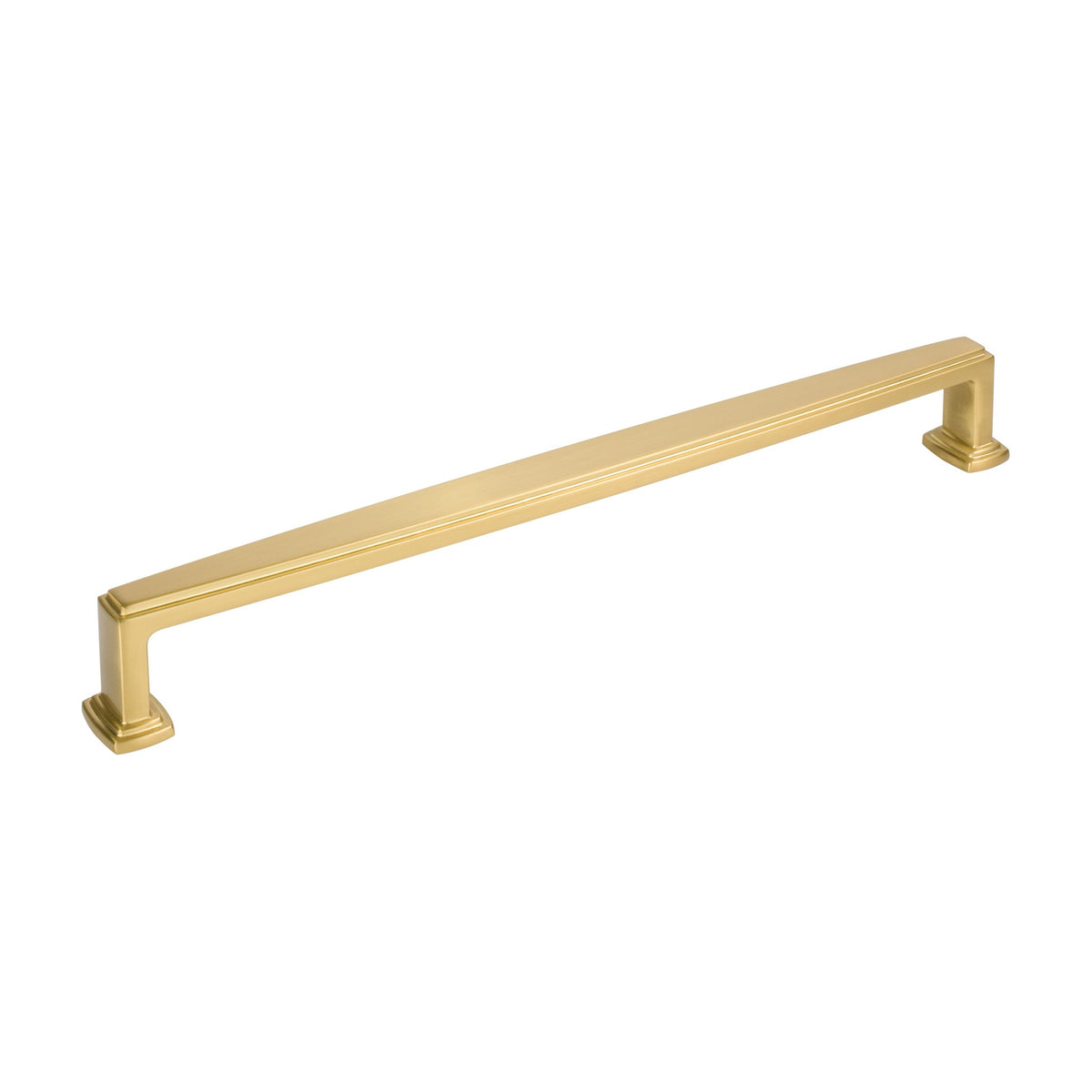 Jeffrey Alexander Richard Handle in Brushed Gold, 12" Appliance Handle
