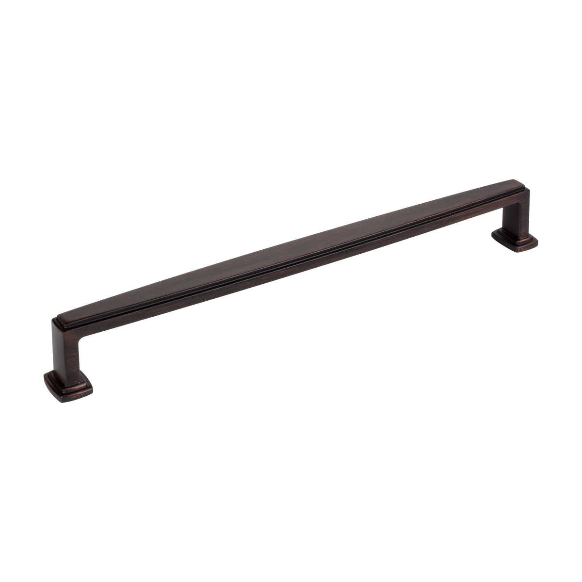 Jeffrey Alexander Richard Handle in Brushed Oil Rubbed Bronze, 12" Appliance Handle