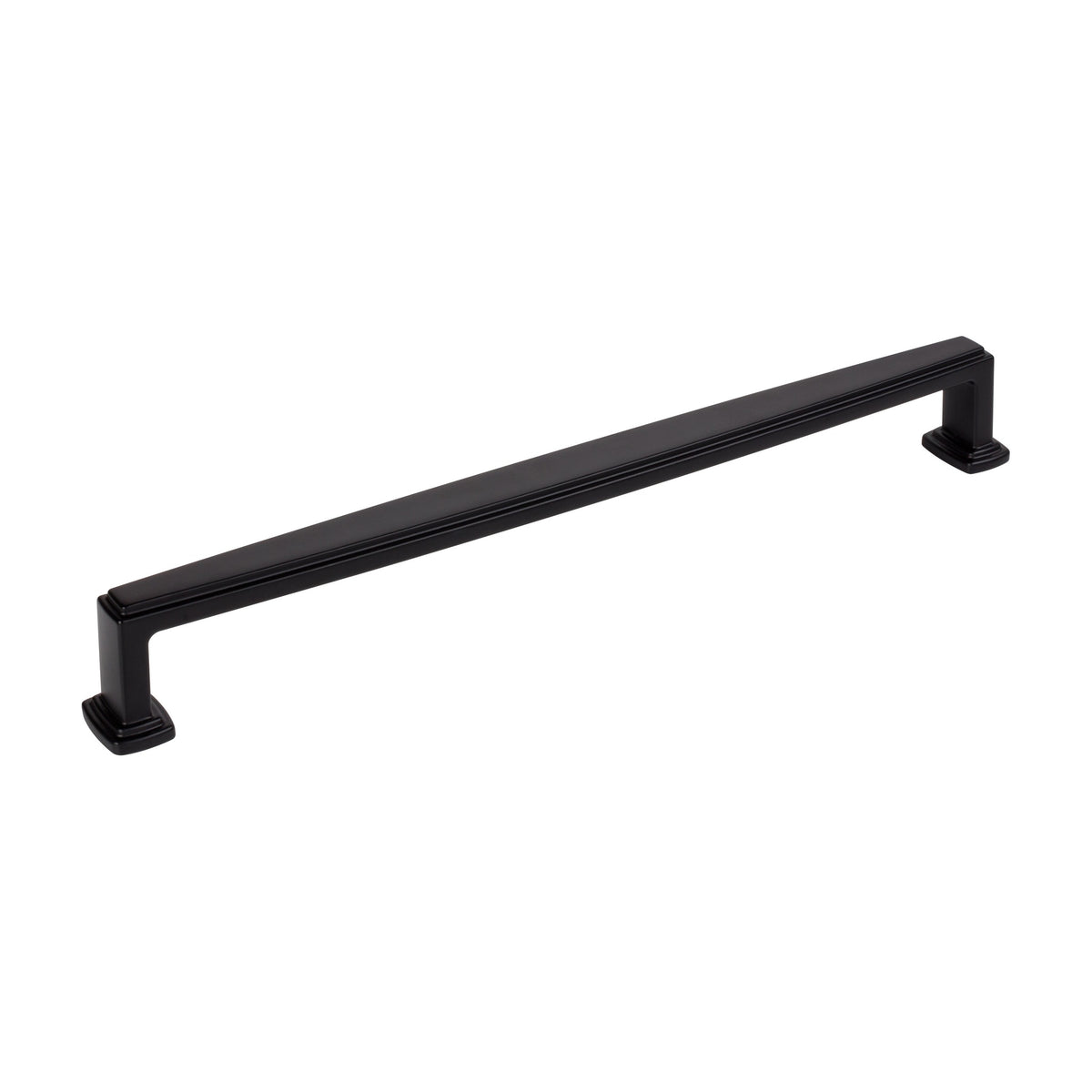 Jeffrey Alexander Richard Handle in Matte Black, 12" Appliance Handle