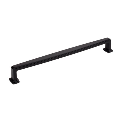 Jeffrey Alexander Richard Handle in Matte Black, 12" Appliance Handle