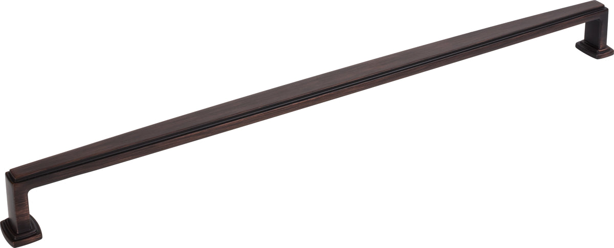 Jeffrey Alexander Richard Handle in Brushed Oil Rubbed Bronze, 18" Appliance Handle