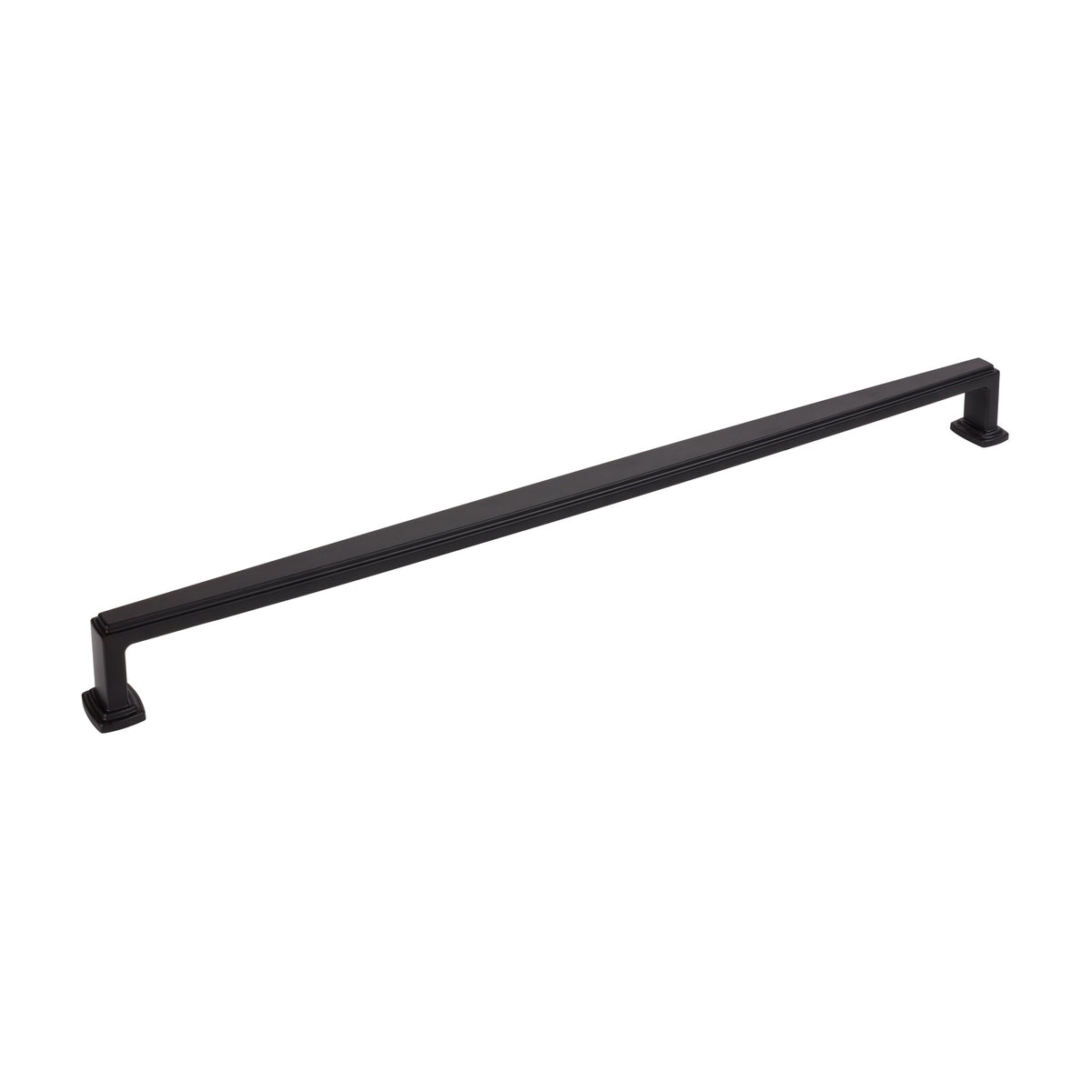 Jeffrey Alexander Richard Handle in Matte Black, 18" Appliance Handle