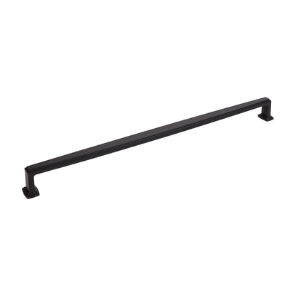 Jeffrey Alexander Richard Handle in Matte Black, 18" Appliance Handle