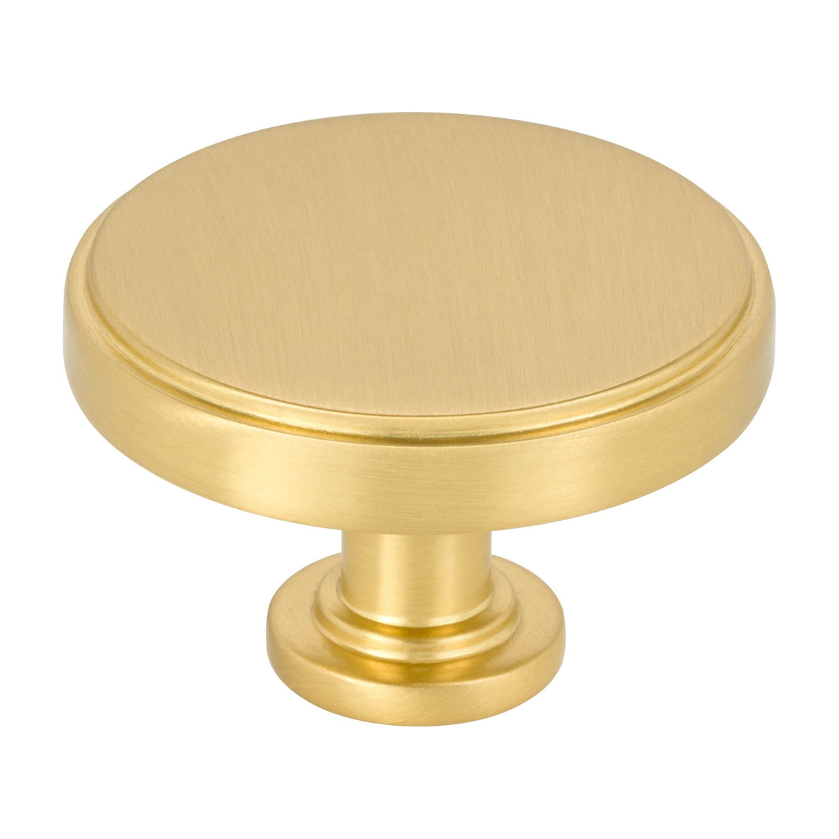 Jeffrey Alexander Richard Handle in Brushed Gold, 1 3/4" Knob