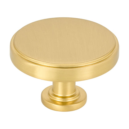 Jeffrey Alexander Richard Handle in Brushed Gold, 1 3/4" Knob