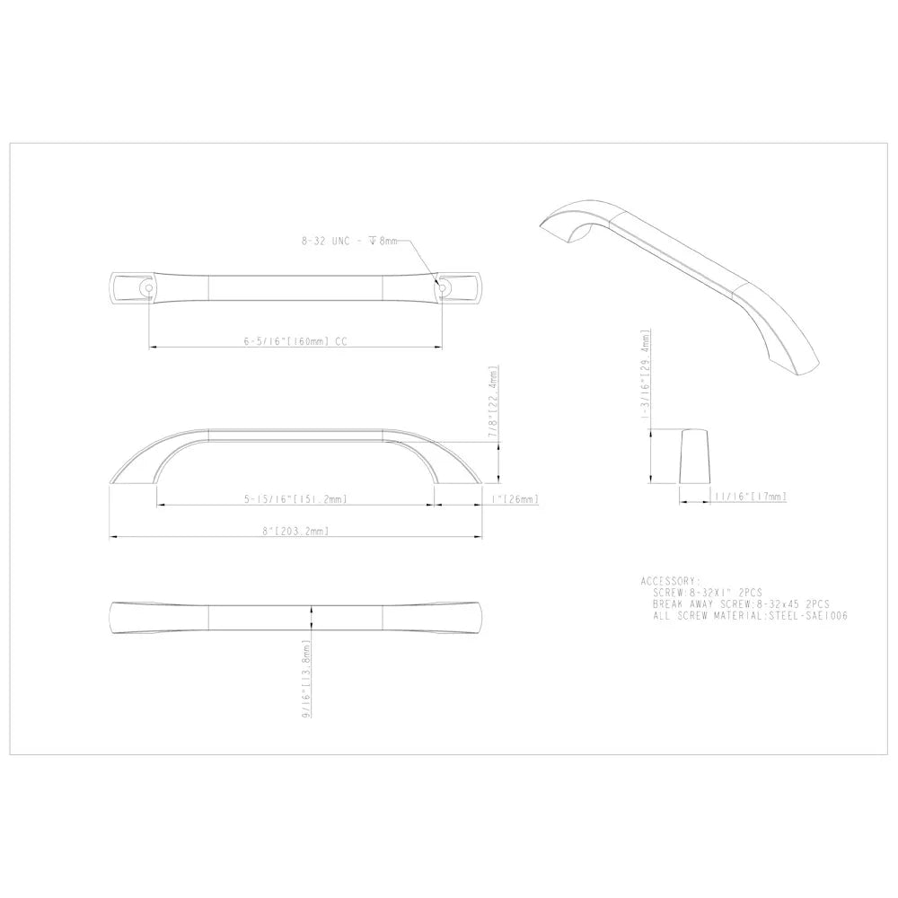 Jeffrey Alexander Sonoma Handle