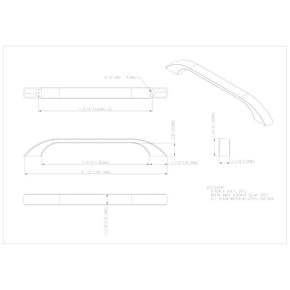 Jeffrey Alexander Sonoma Handle