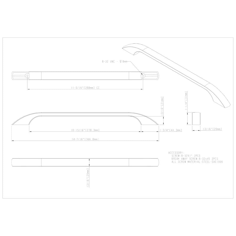 Jeffrey Alexander Sonoma Handle