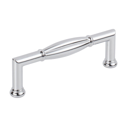 Jeffrey Alexander Southerland Handle in Polished Chrome, 3 3/4"
