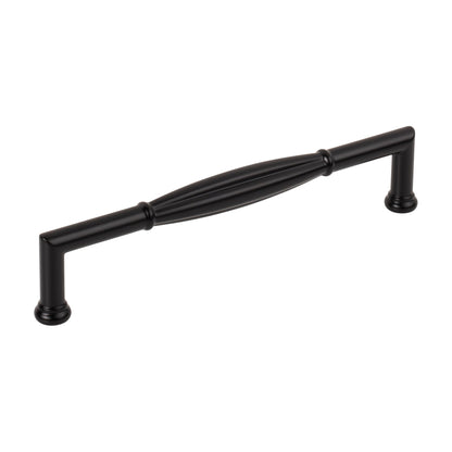 Jeffrey Alexander Southerland Handle in Matte Black, 6 1/4"
