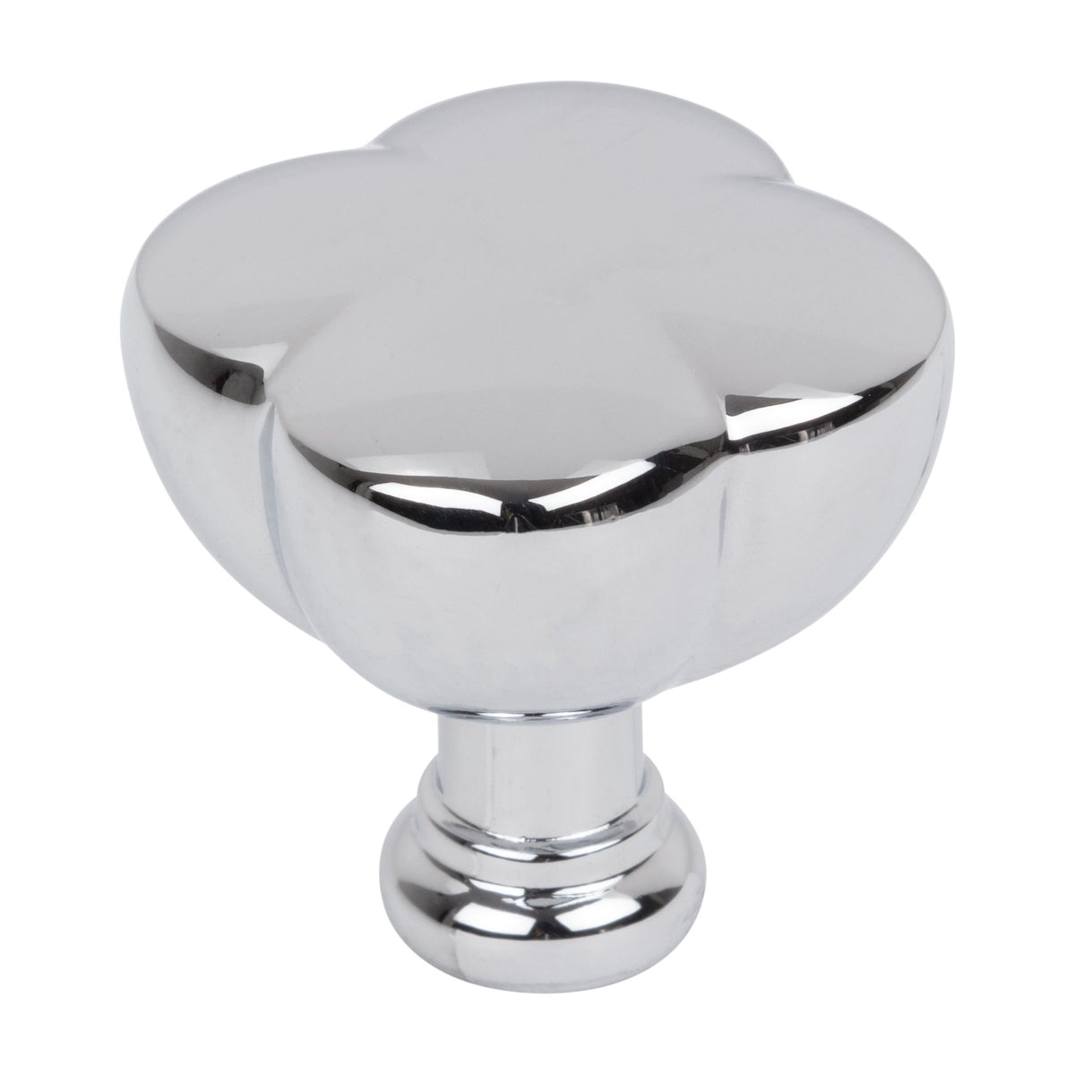 Jeffrey Alexander Southerland Handle in Polished Chrome, 1 1/4" Knob