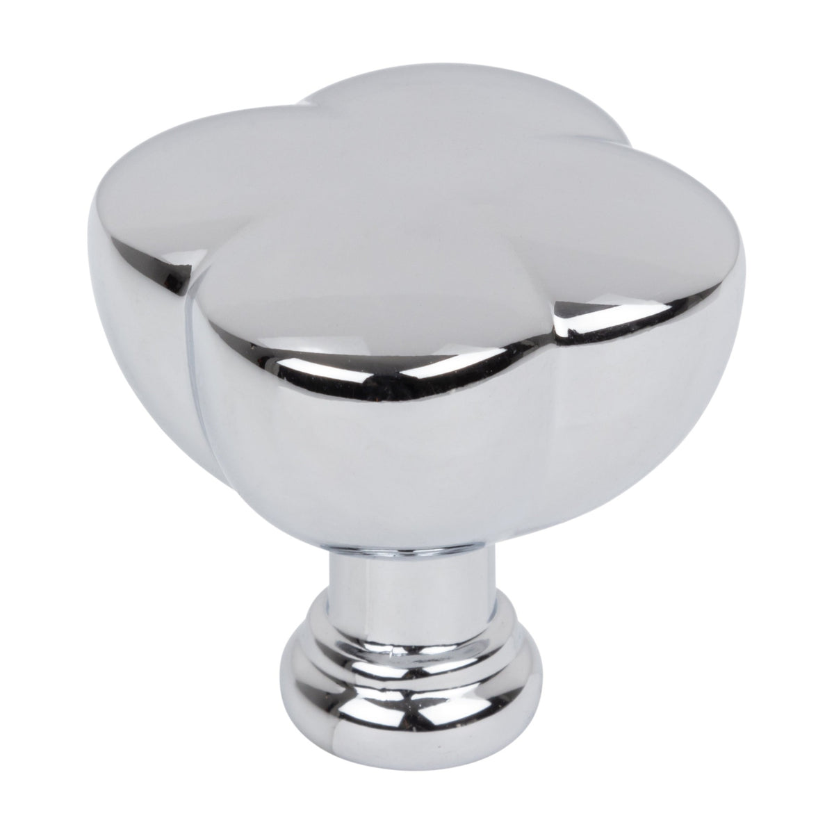 Jeffrey Alexander Southerland Handle in Polished Chrome, 1 1/2" Knob