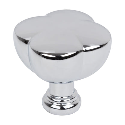 Jeffrey Alexander Southerland Handle in Polished Chrome, 1 1/2" Knob