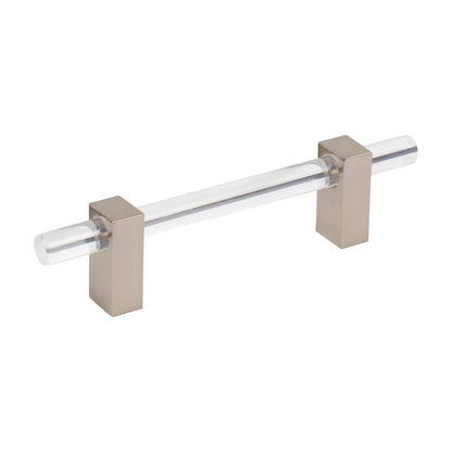 Jeffrey Alexander Spencer Handle in Satin Nickel, 3 3/4"
