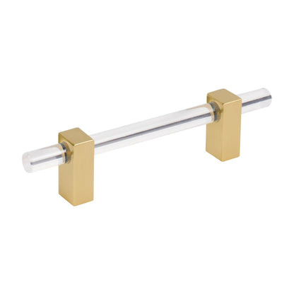 Jeffrey Alexander Spencer Handle in Brushed Gold, 3 3/4"