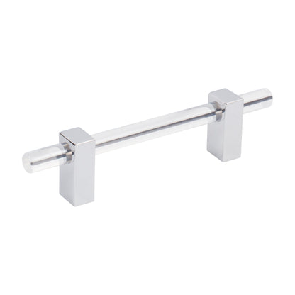 Jeffrey Alexander Spencer Handle in Polished Chrome, 3 3/4"