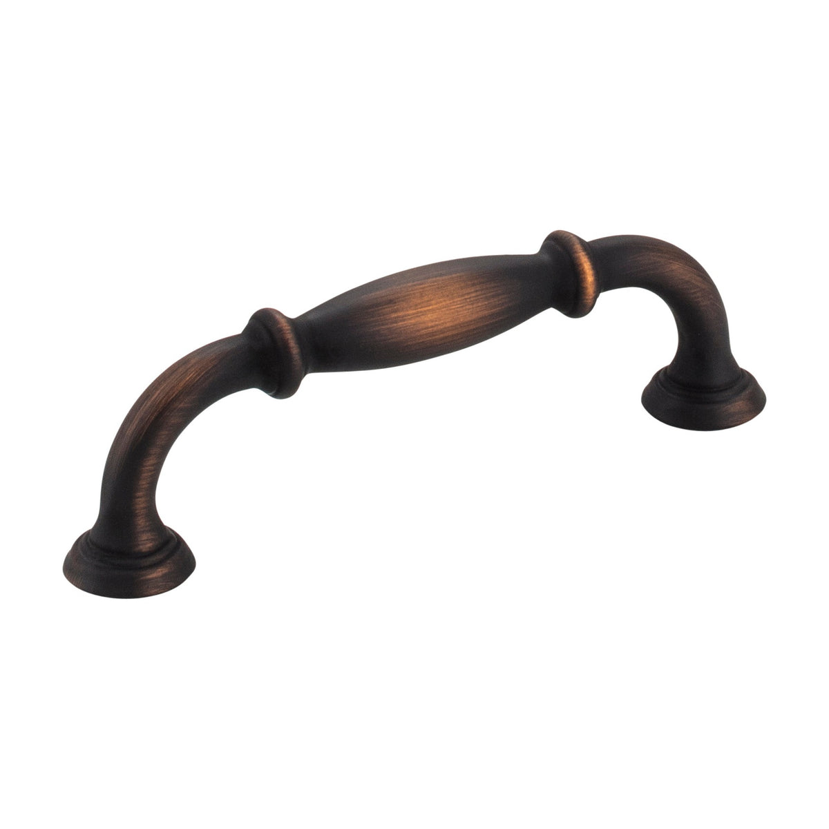 Jeffrey Alexander Tiffany Handle in Brushed Oil Rubbed Bronze, 3 3/4"