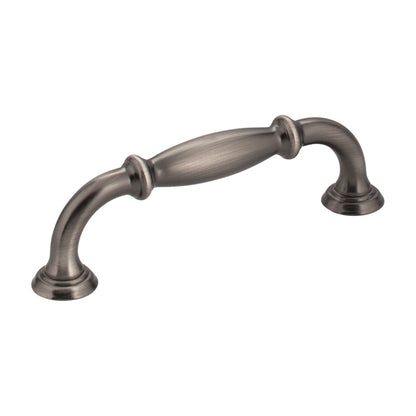 Jeffrey Alexander Tiffany Handle in Brushed Pewter, 3 3/4"