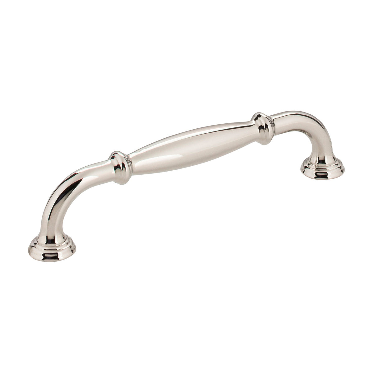 Jeffrey Alexander Tiffany Handle in Polished Nickel, 5"