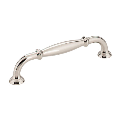 Jeffrey Alexander Tiffany Handle in Polished Nickel, 5"