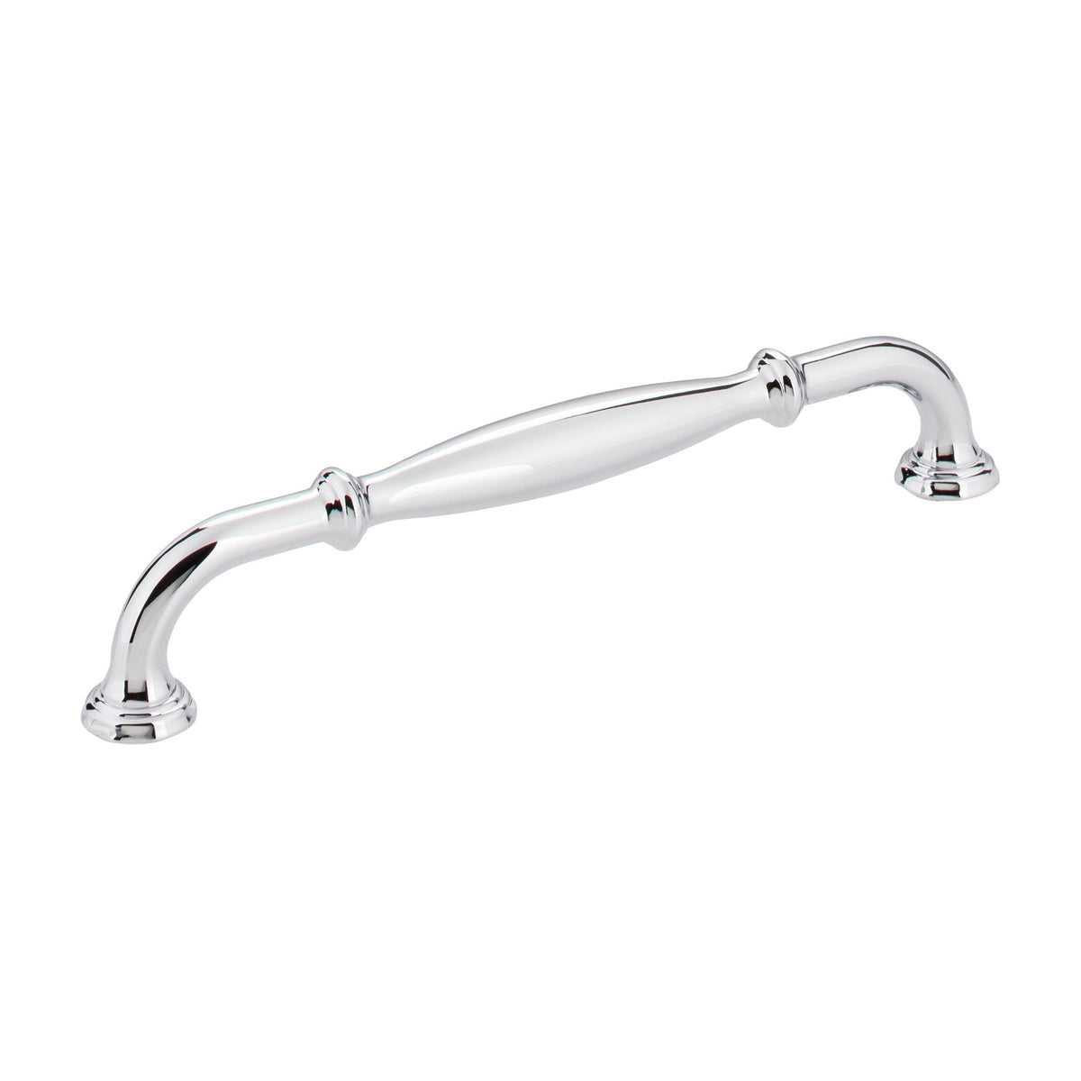 Jeffrey Alexander Tiffany Handle in Polished Chrome, 6 1/4"