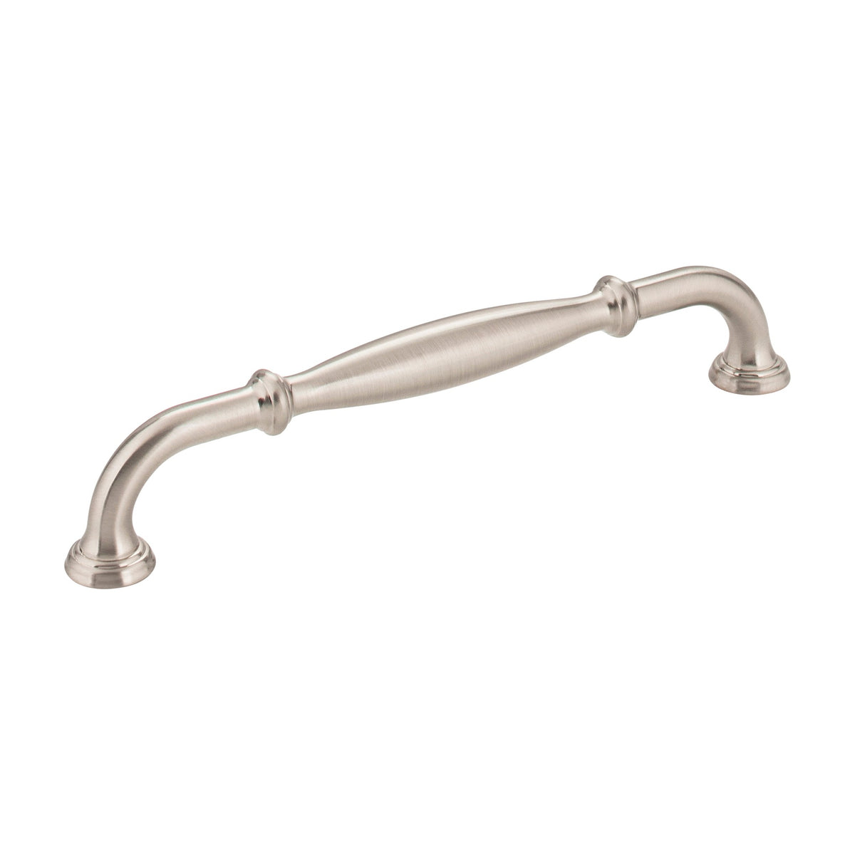 Jeffrey Alexander Tiffany Handle in Satin Nickel, 6 1/4"