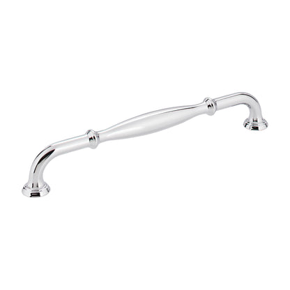 Jeffrey Alexander Tiffany Handle in Polished Chrome, 7 1/2"