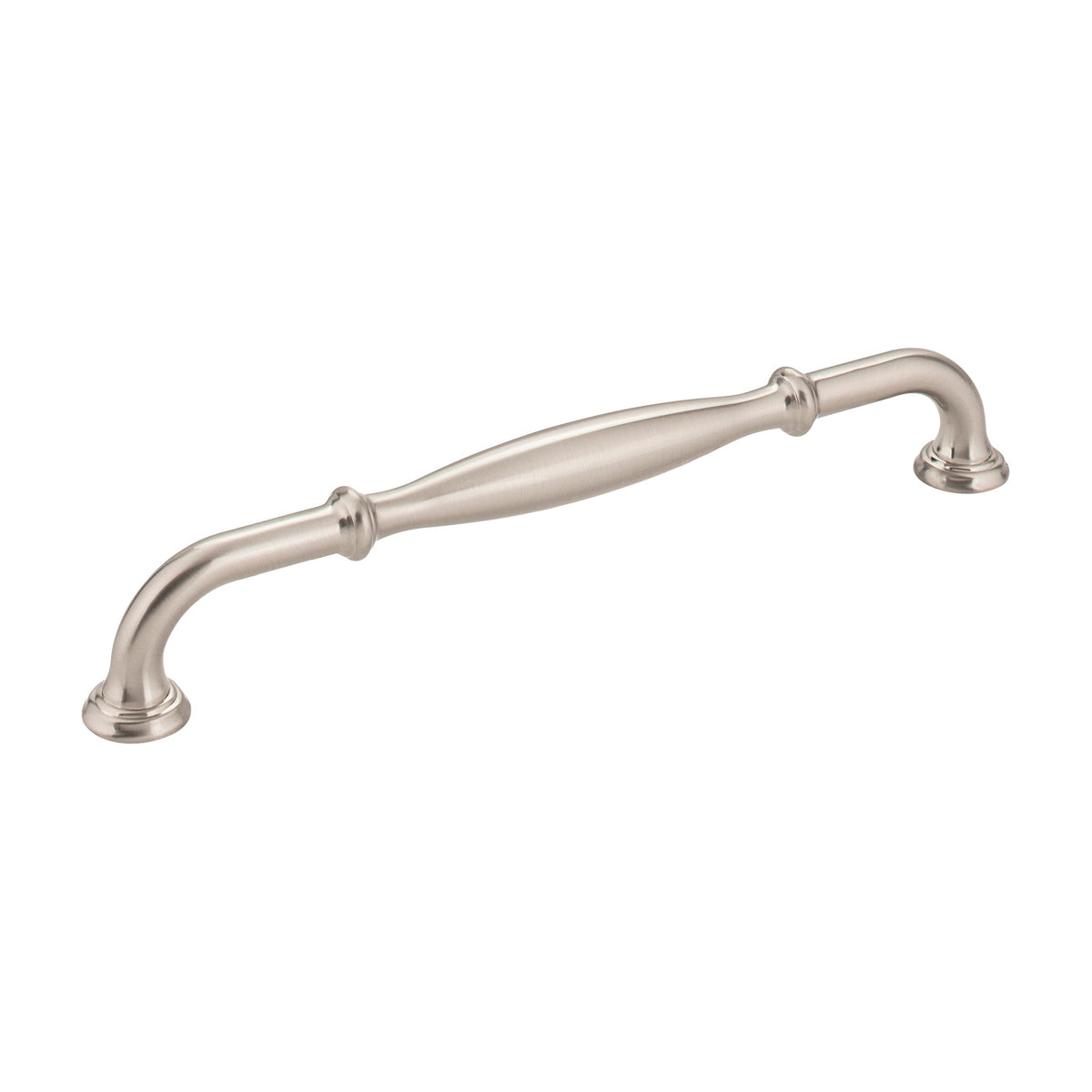 Jeffrey Alexander Tiffany Handle in Satin Nickel, 7 1/2"