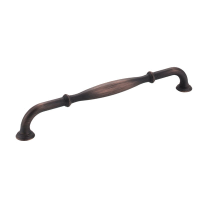 Jeffrey Alexander Tiffany Handle in Brushed Oil Rubbed Bronze, 8 13/16"