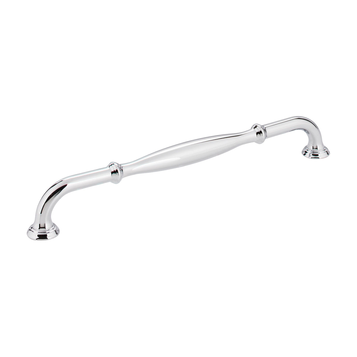 Jeffrey Alexander Tiffany Handle in Polished Chrome, 8 13/16"