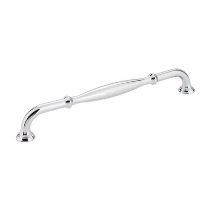 Jeffrey Alexander Tiffany Handle in Polished Chrome, 8 13/16"