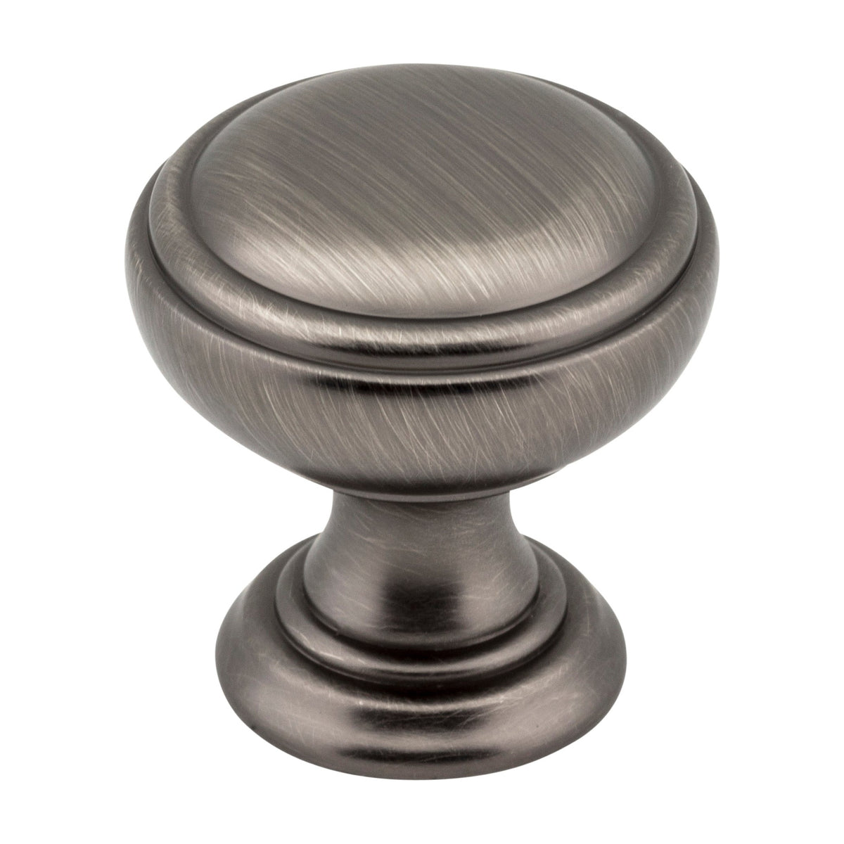 Jeffrey Alexander Tiffany Handle in Brushed Pewter, Knob