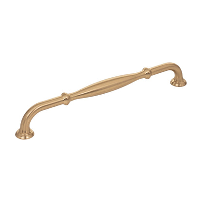 Jeffrey Alexander Tiffany Handle in Satin Bronze, 8 13/16"