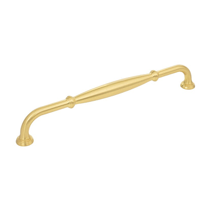 Jeffrey Alexander Tiffany Handle in Brushed Gold, 12" Appliance Handle