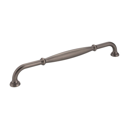 Jeffrey Alexander Tiffany Handle in Brushed Pewter, 12" Appliance Handle