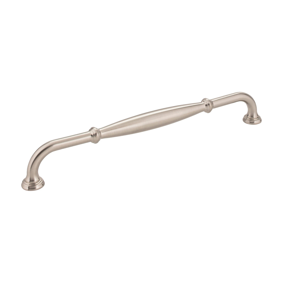 Jeffrey Alexander Tiffany Handle in Satin Nickel, 12" Appliance Handle