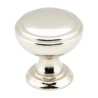 Jeffrey Alexander Tiffany Handle in Polished Nickel, Knob