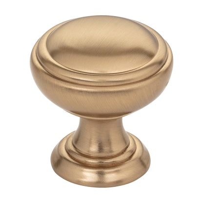 Jeffrey Alexander Tiffany Handle in Satin Bronze, Knob