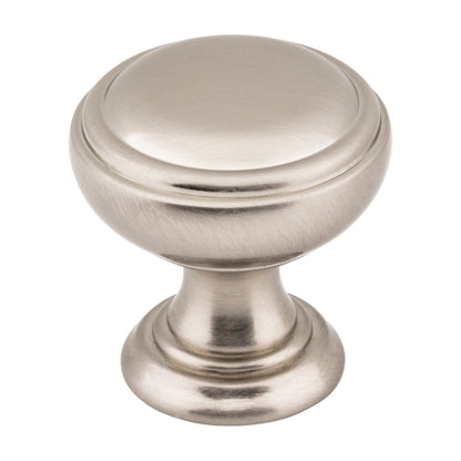 Jeffrey Alexander Tiffany Handle in Satin Nickel, Knob