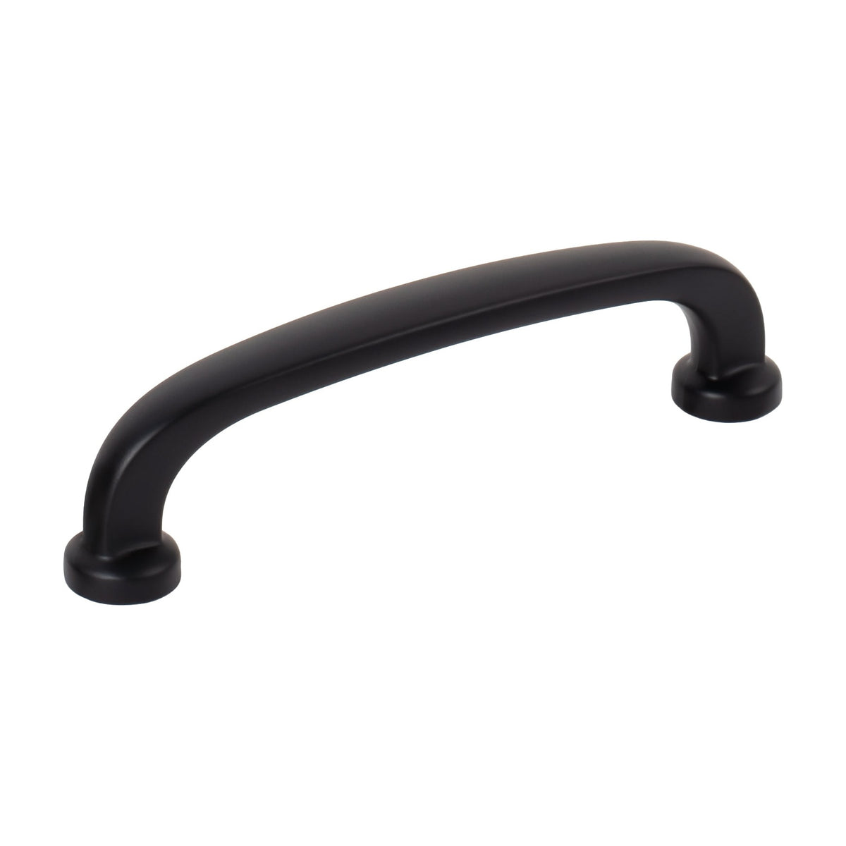 Jeffrey Alexander Weser Handle in Matte Black, 3 3/4"