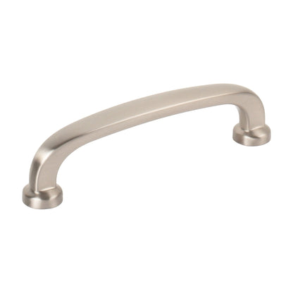 Jeffrey Alexander Weser Handle in Satin Nickel, 3 3/4"