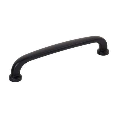 Jeffrey Alexander Weser Handle in Matte Black, 5"